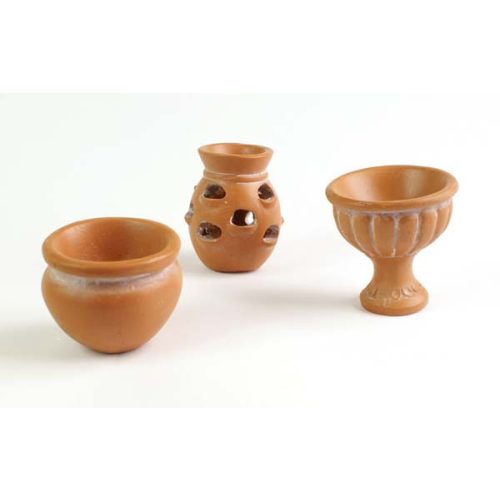 Terracotta pots 3pc Set