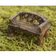 Miniature woodland rustic bench