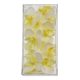 Orchid silk flower 12 pcs ivory