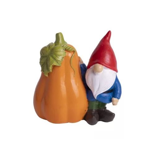 Gnome with pumpkin