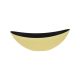 Boat shaped planter 39 cm yellow