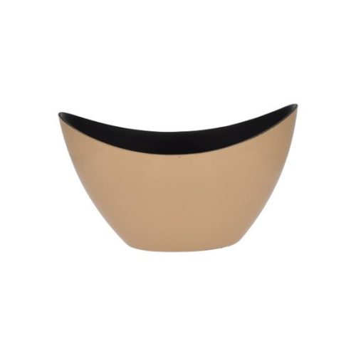 Boat shaped planter beige 20x12x9cm