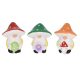 Dwarfs with mushroom hat (3 pieces)