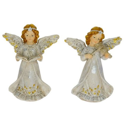 Angel with violin or songbook 12cm