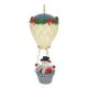 hot air balloon with Snowman