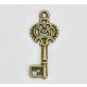 Metal key decoration